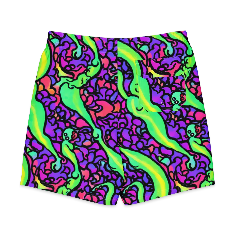 Kent's Crescendo on Men's Board Shorts — Back