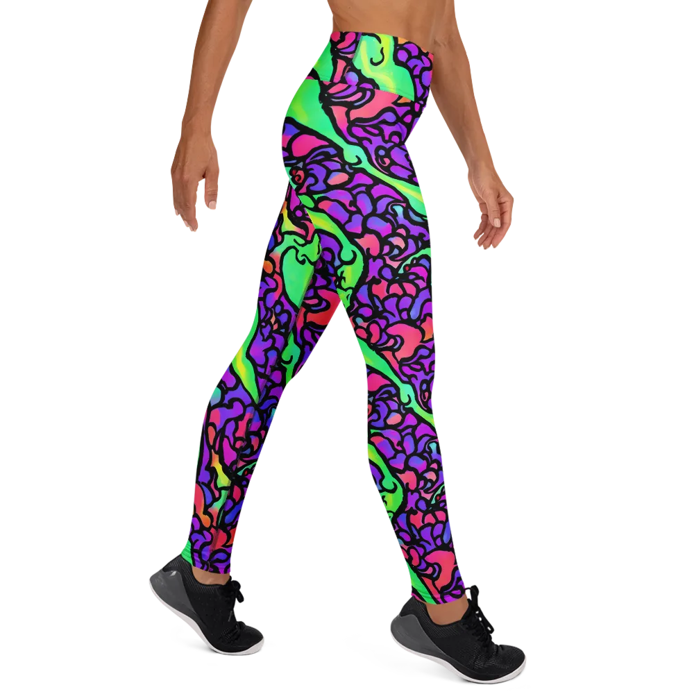 Kent's Crescendo on Yoga Leggings — Right