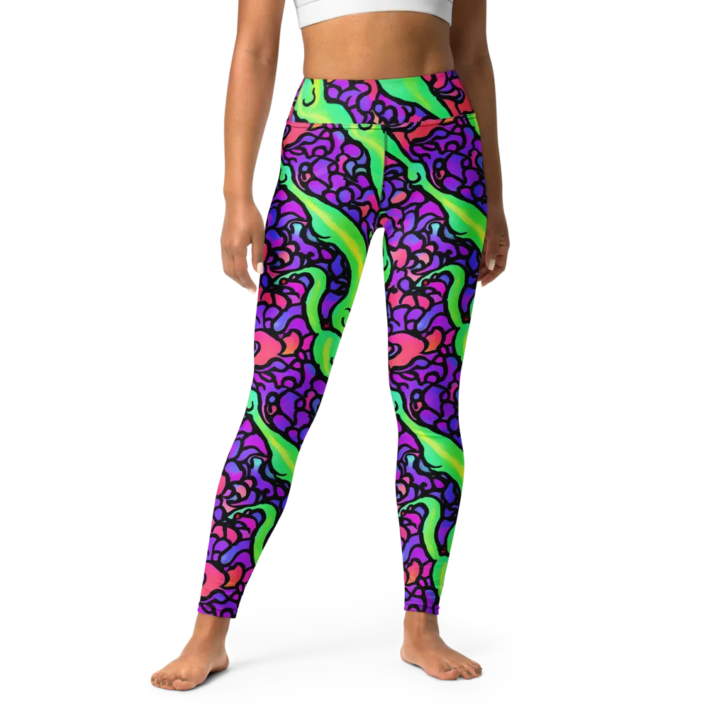 Kent's Crescendo on Yoga Leggings — Front
