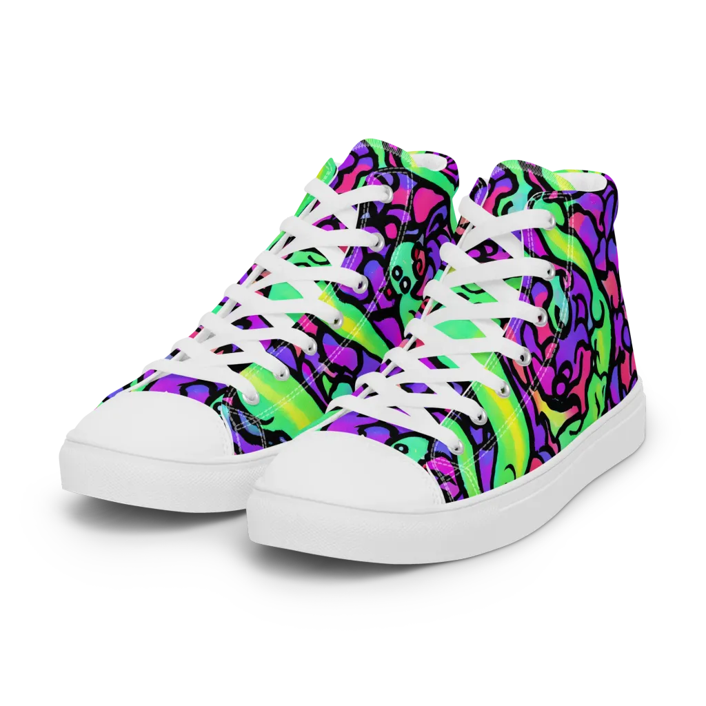 Kent's Crescendo on Women's High Top Canvas Shoes — Left Front