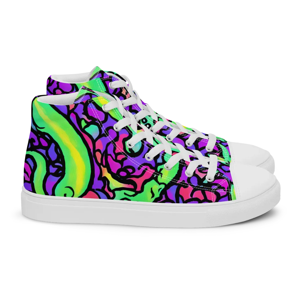 Kent's Crescendo on Women's High Top Canvas Shoes — Right