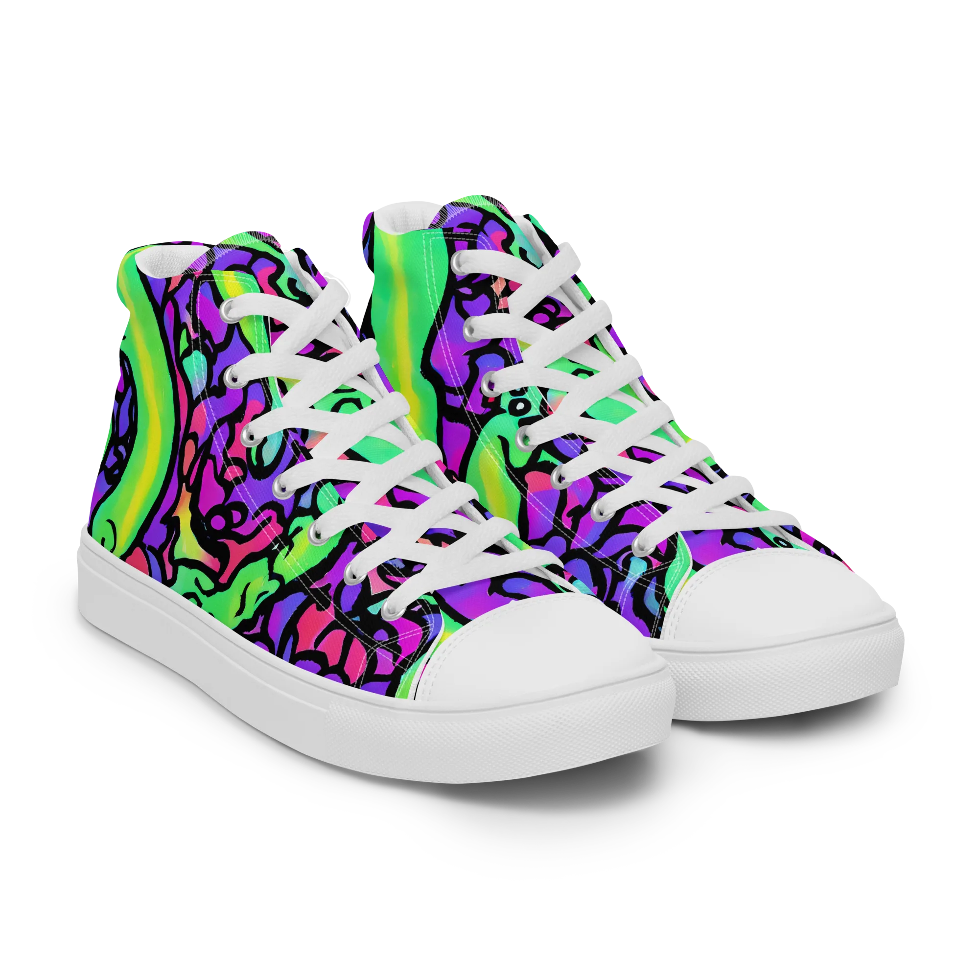 Kent's Crescendo on Women's High Top Canvas Shoes — Right Front