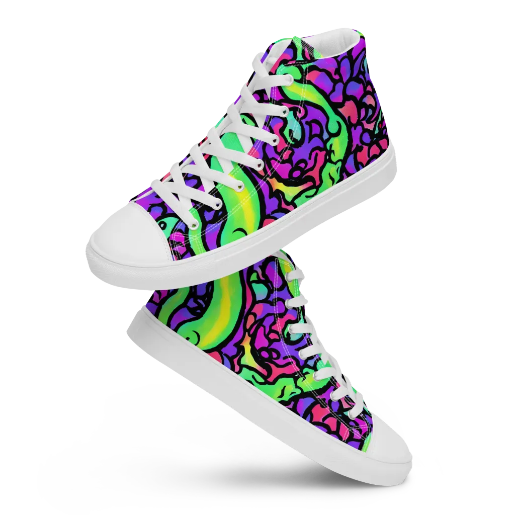 Kent's Crescendo on Women's High Top Canvas Shoes — Front