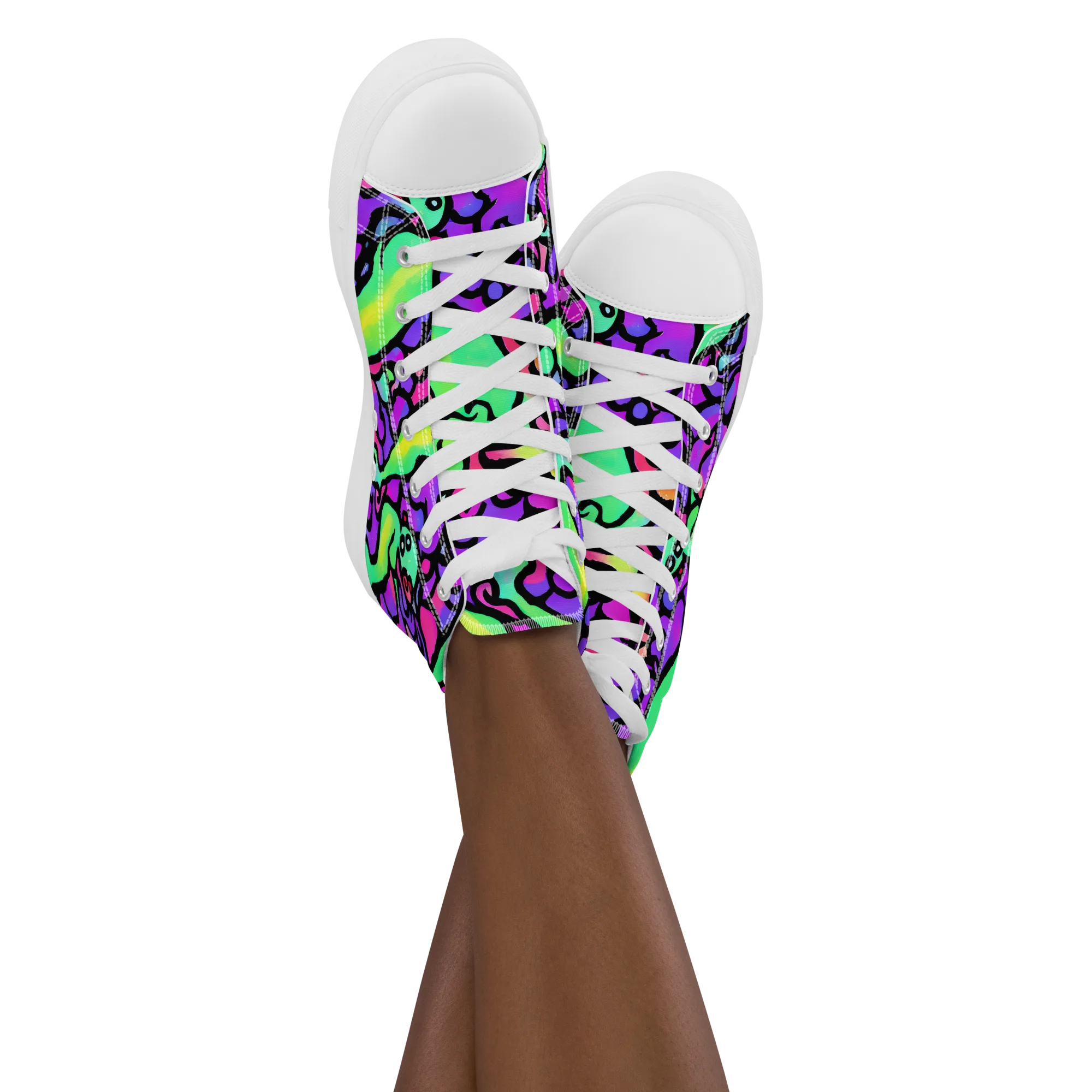 Kent's Crescendo on Women's High Top Canvas Shoes — Front