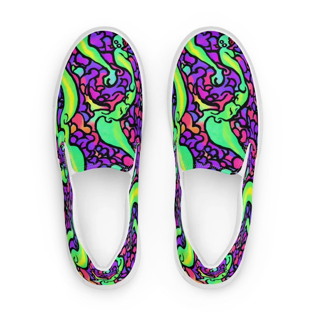 Kent's Crescendo on Men's Slip-On Canvas Shoes — Front