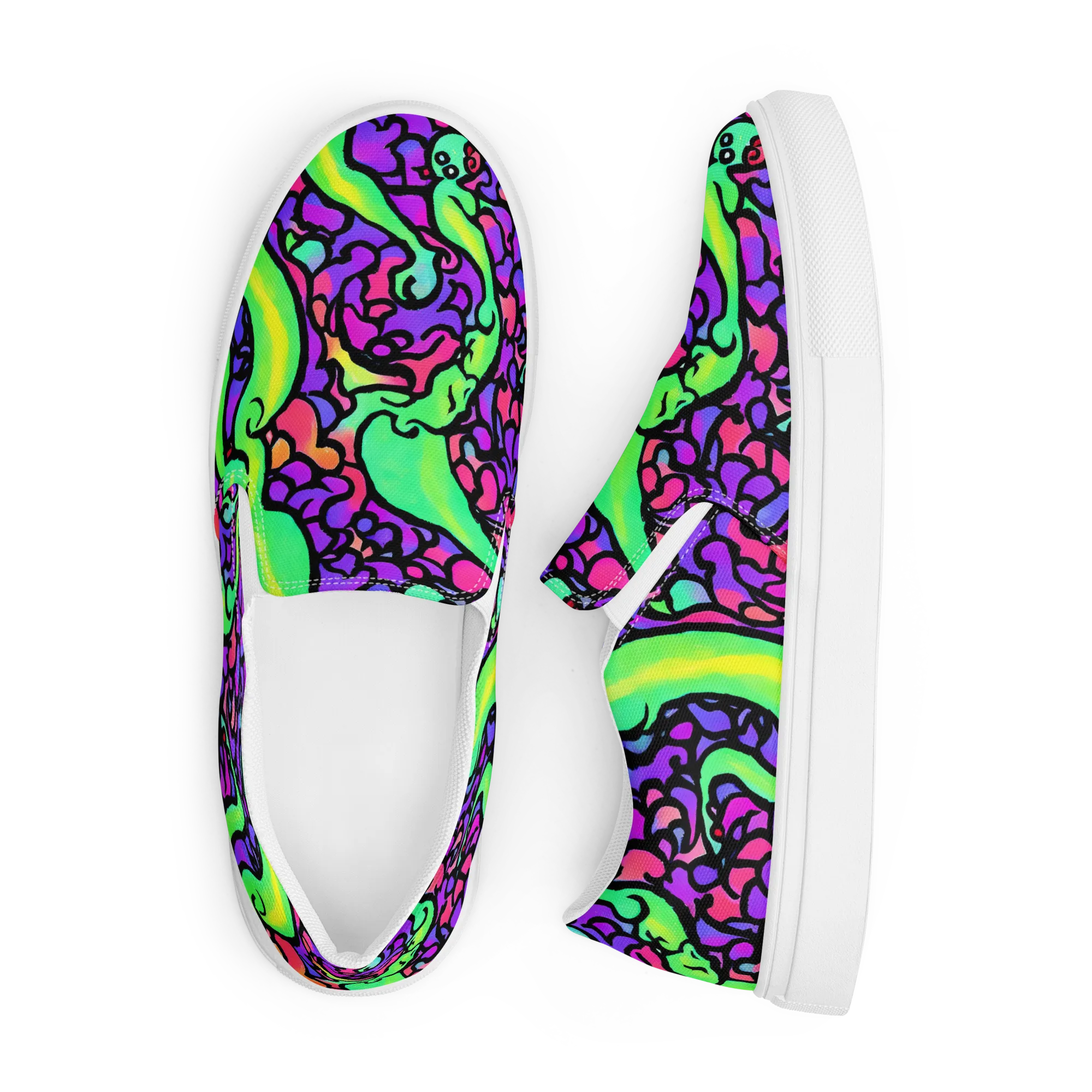 Kent's Crescendo on Men's Slip-On Canvas Shoes — Front