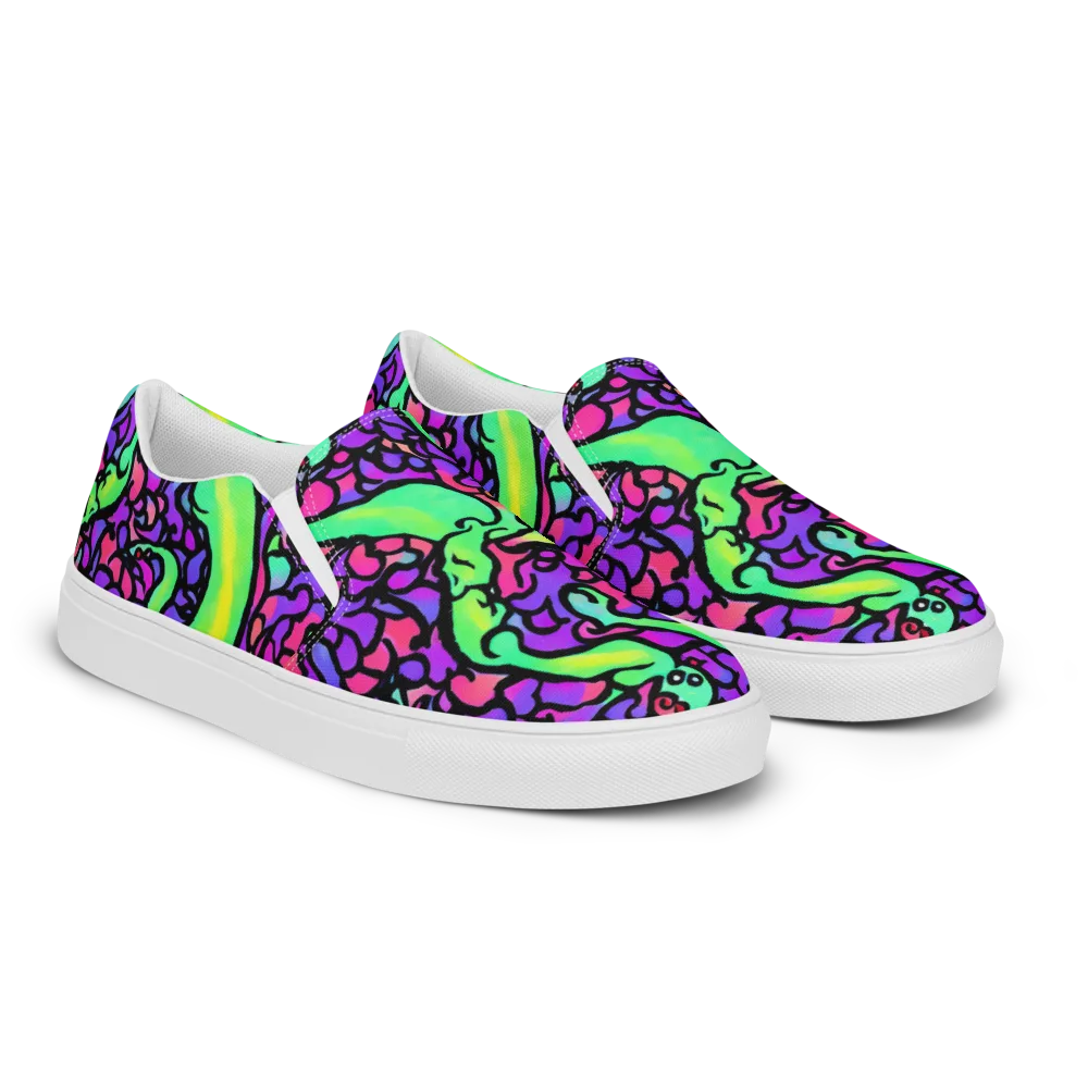 Kent's Crescendo on Women's Slip-On Canvas Shoes — Right Front