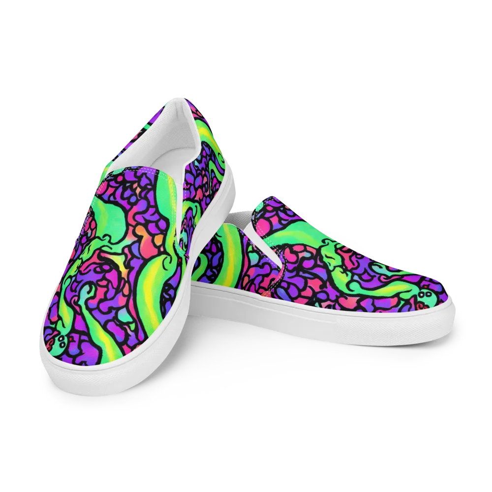 Kent's Crescendo on Women's Slip-On Canvas Shoes — Left Front