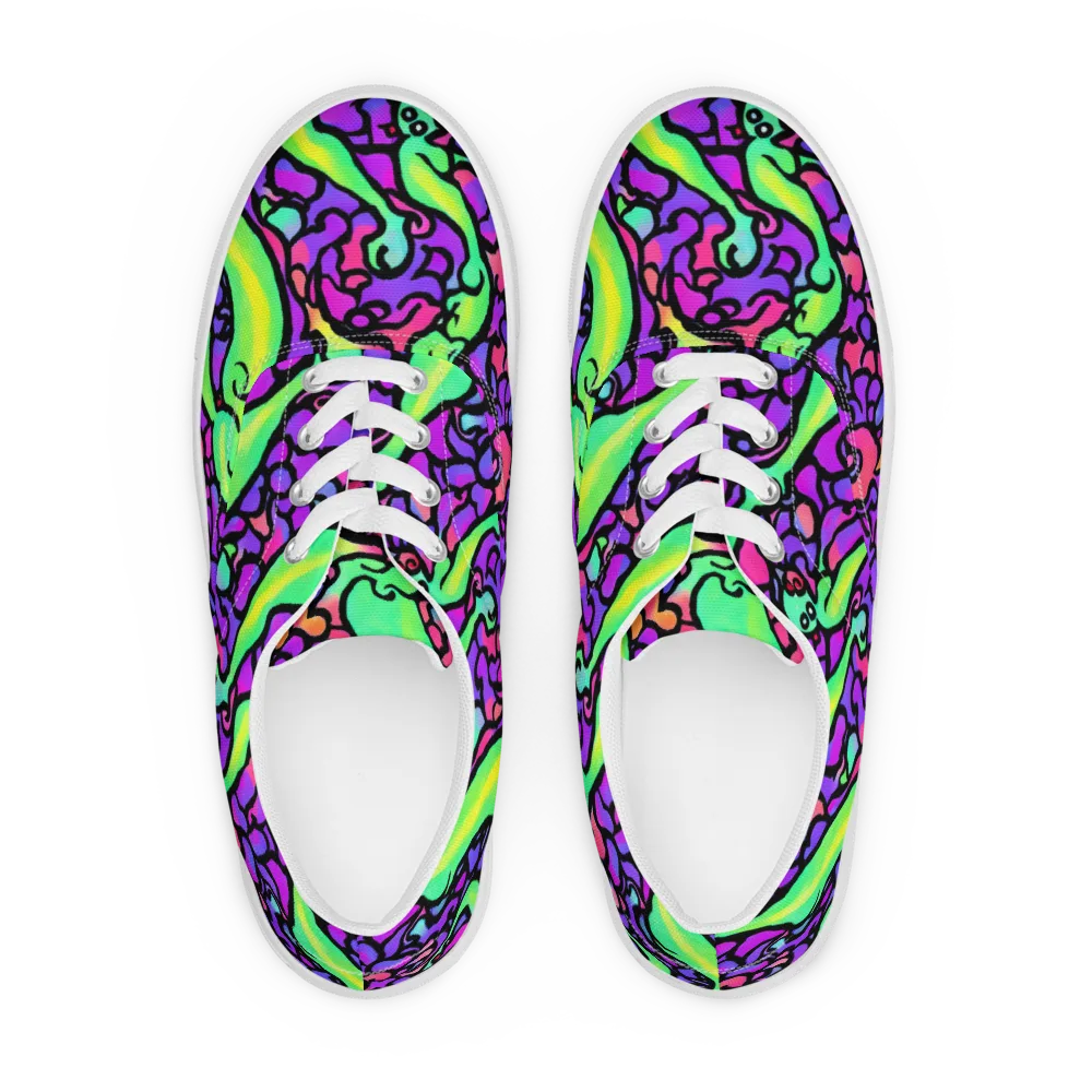 Kent's Crescendo on Men's Lace-Up Canvas Shoes — Front