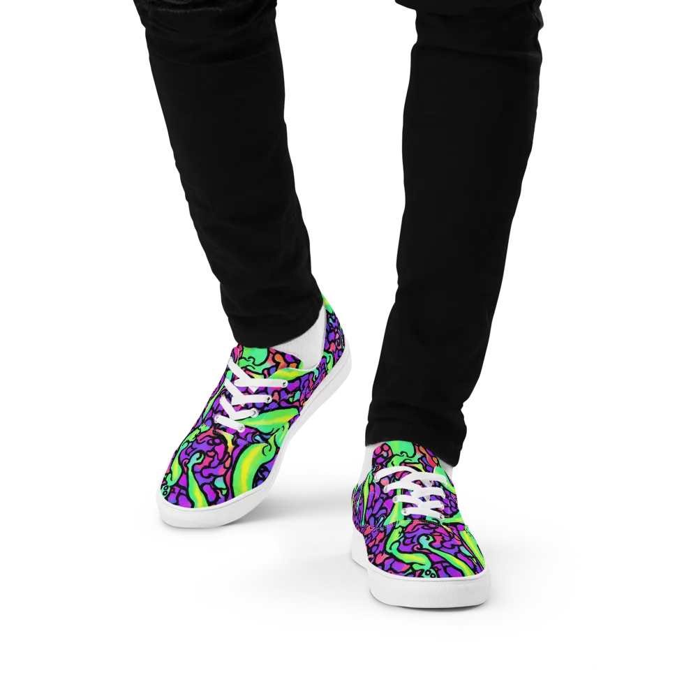 Kent's Crescendo on Men's Lace-Up Canvas Shoes — Front