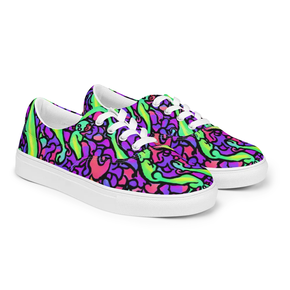Kent's Crescendo on Men's Lace-Up Canvas Shoes — Right Front