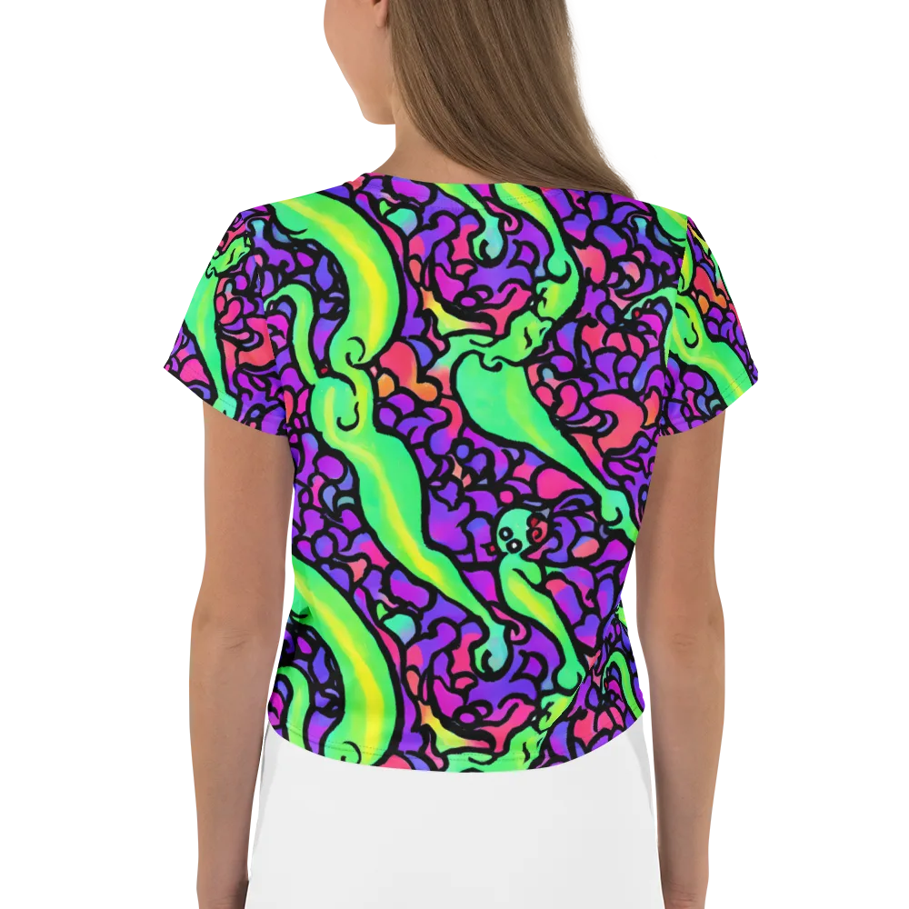 Kent's Crescendo on Crop Tee — Back