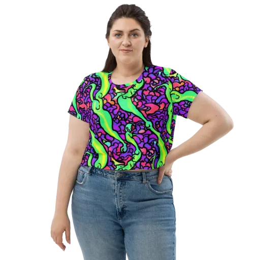 Kent's Crescendo on a Crop Tee