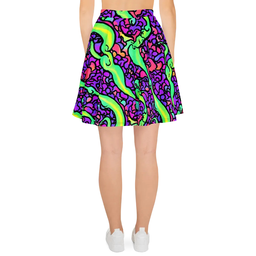 Kent's Crescendo on Skater Skirt — Back