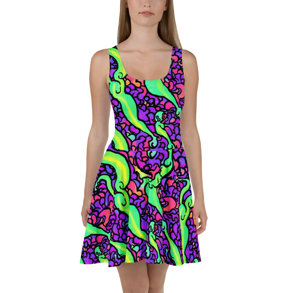 Kent's Crescendo on Skater Dress — Front