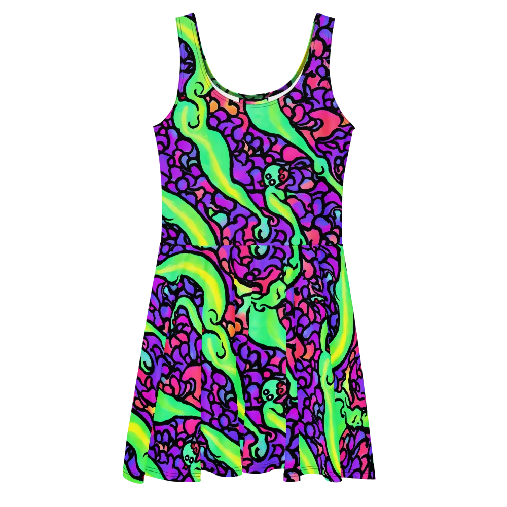 Kent's Crescendo on Skater Dress — Front