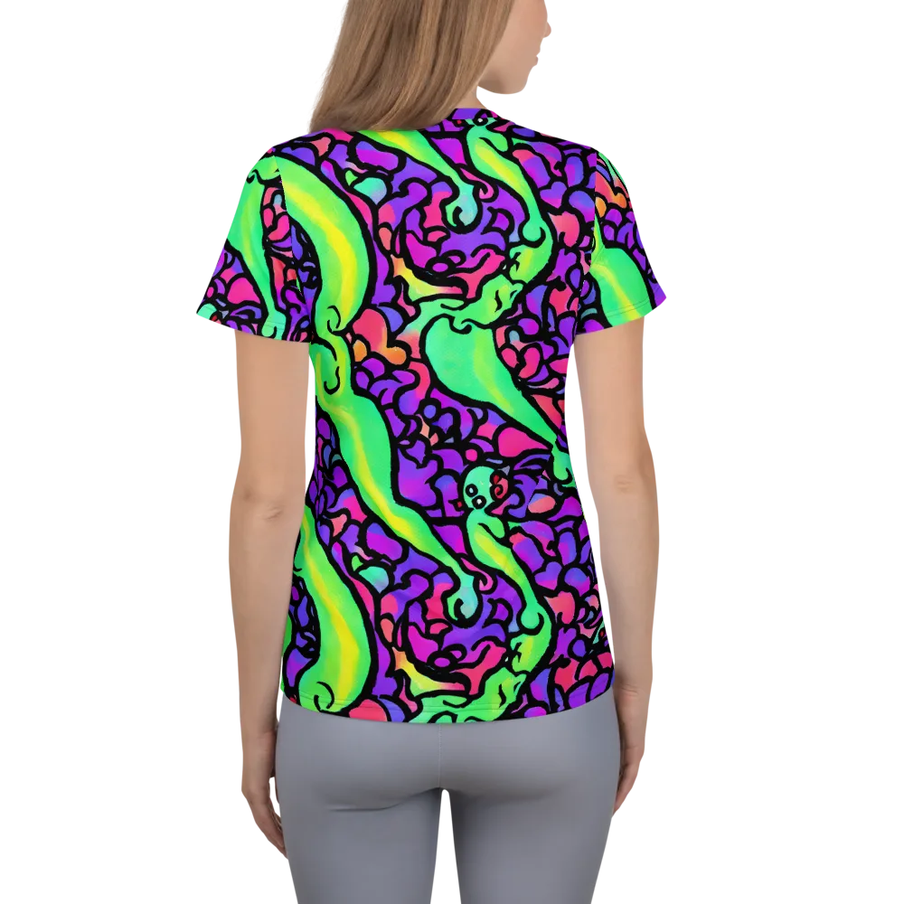 Kent's Crescendo on Women's Athletic T-Shirt — Back