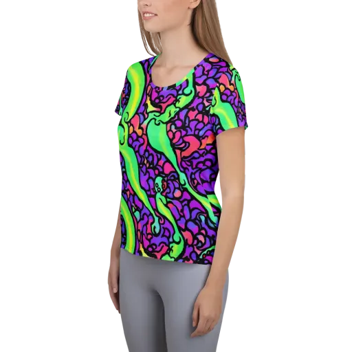 Kent's Crescendo on a Women's Athletic T-Shirt