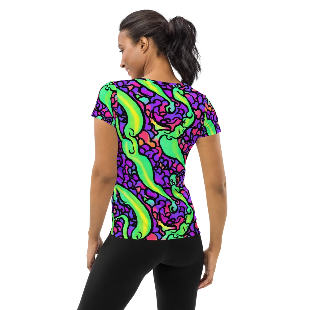 Kent's Crescendo on Women's Athletic T-Shirt — Back