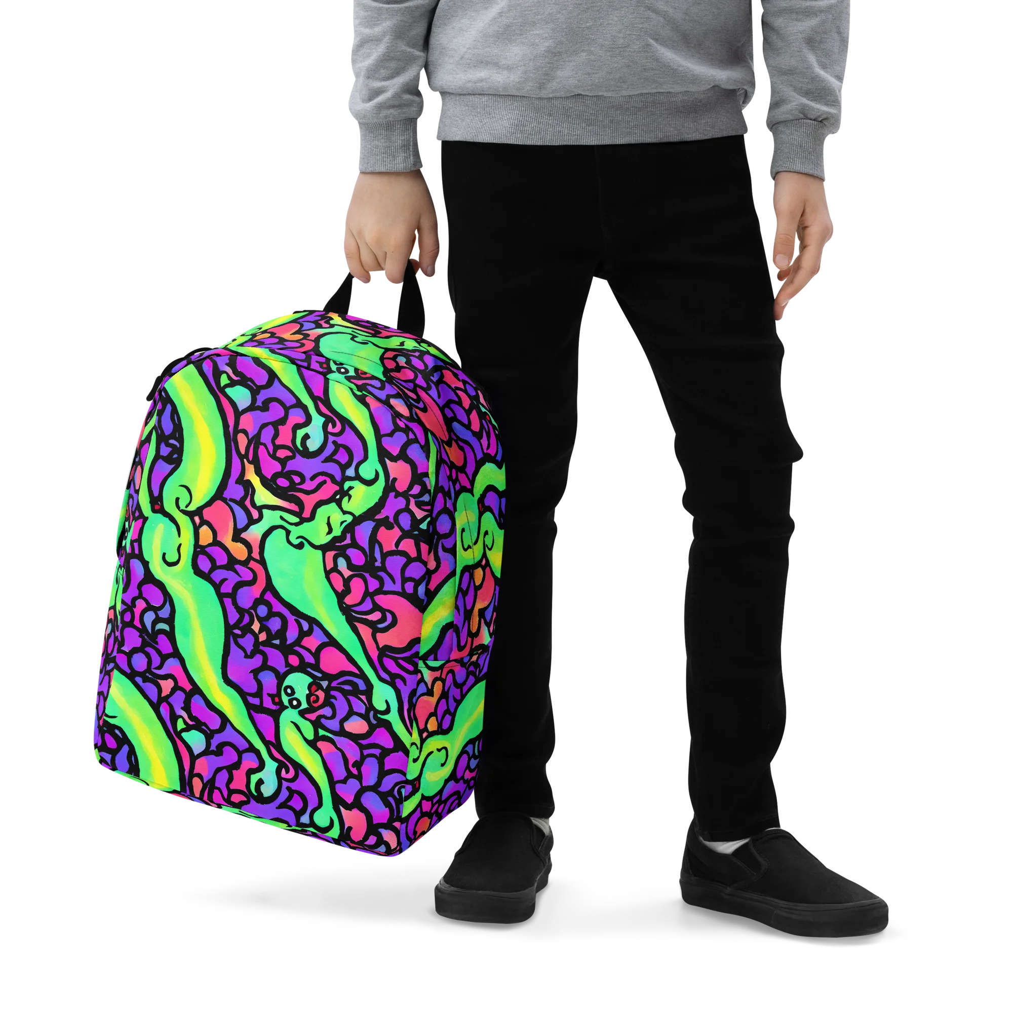 Kent's Crescendo on Minimalist Backpack — Zoomed-in