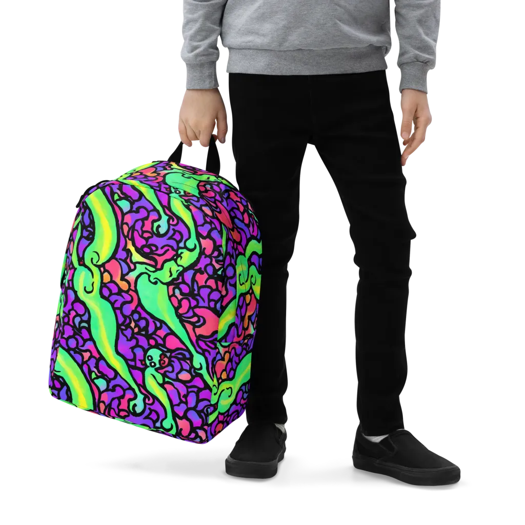 Kent's Crescendo on Minimalist Backpack — Zoomed-in