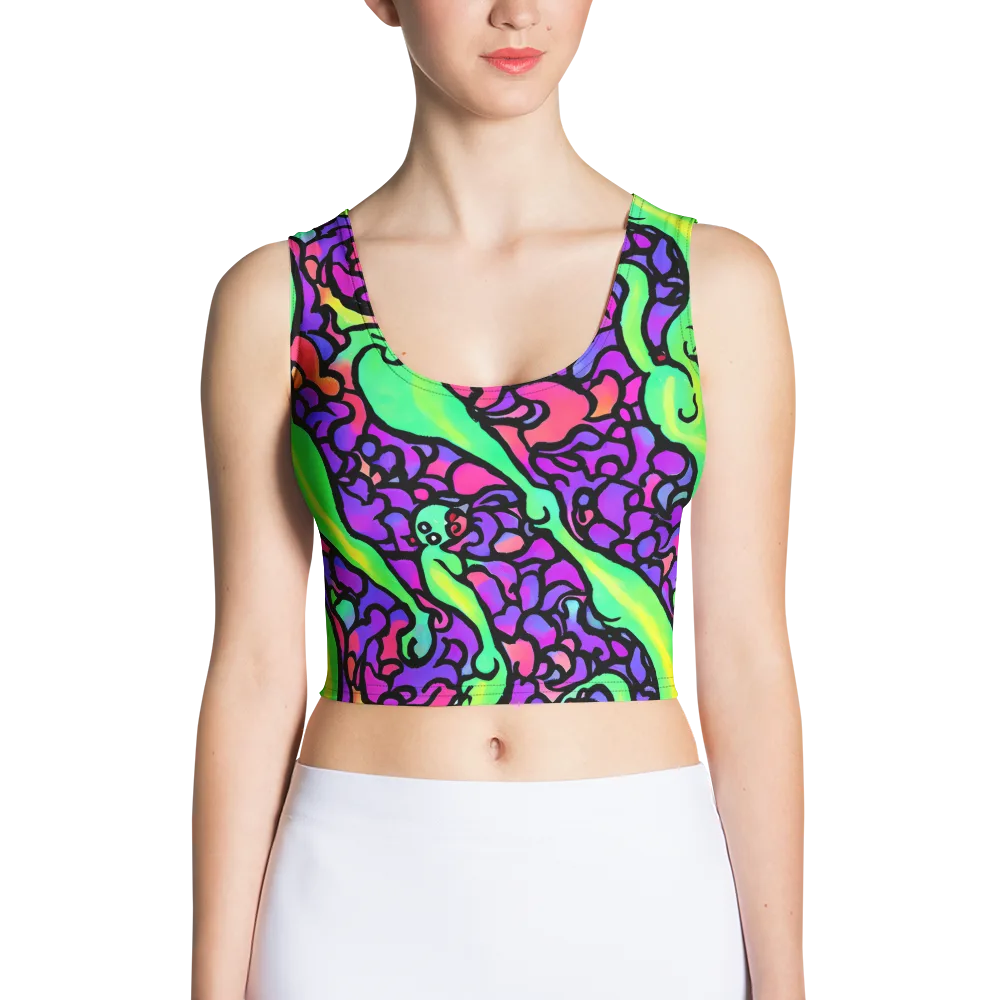 Kent's Crescendo on Crop Top — Front