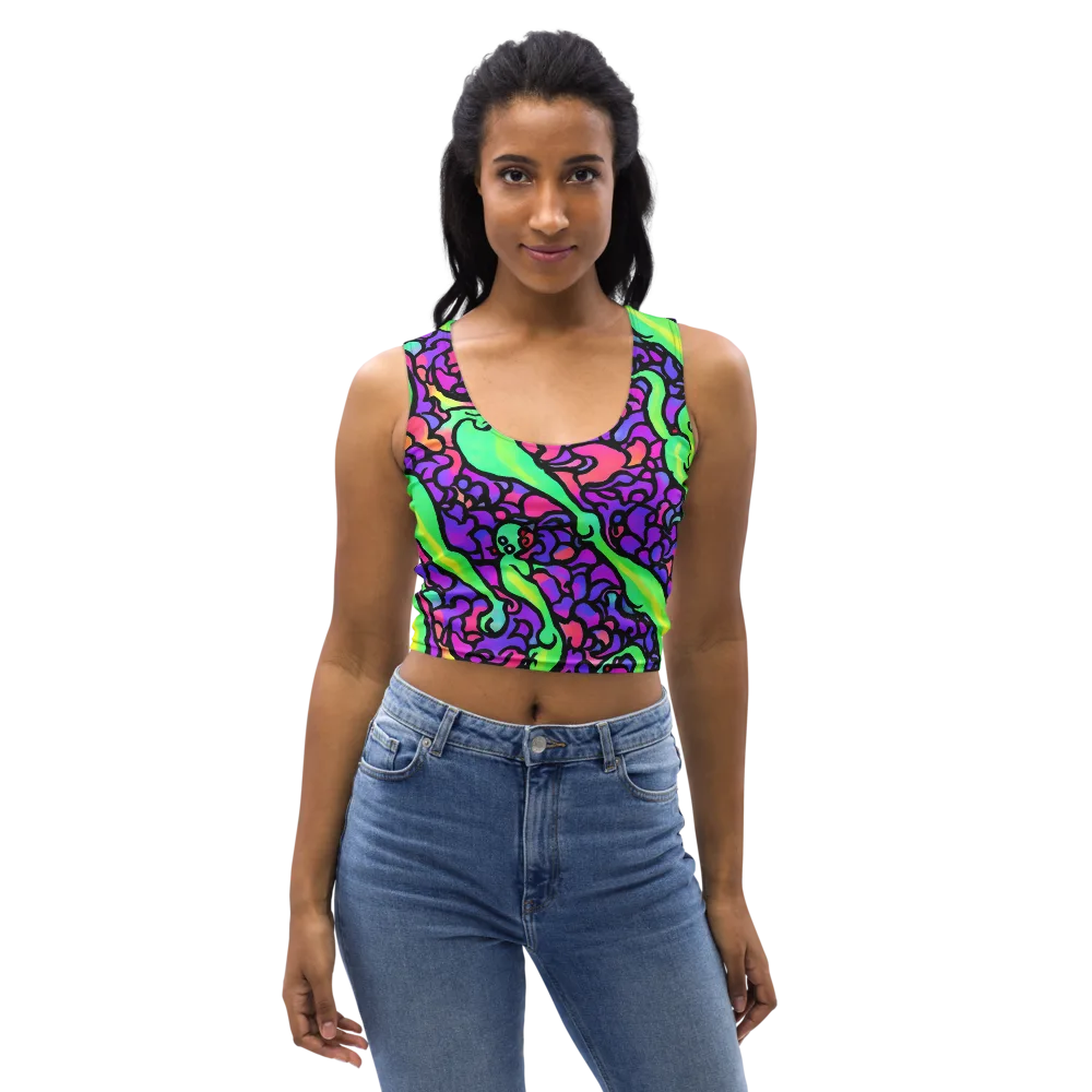 Kent's Crescendo on Crop Top — Front