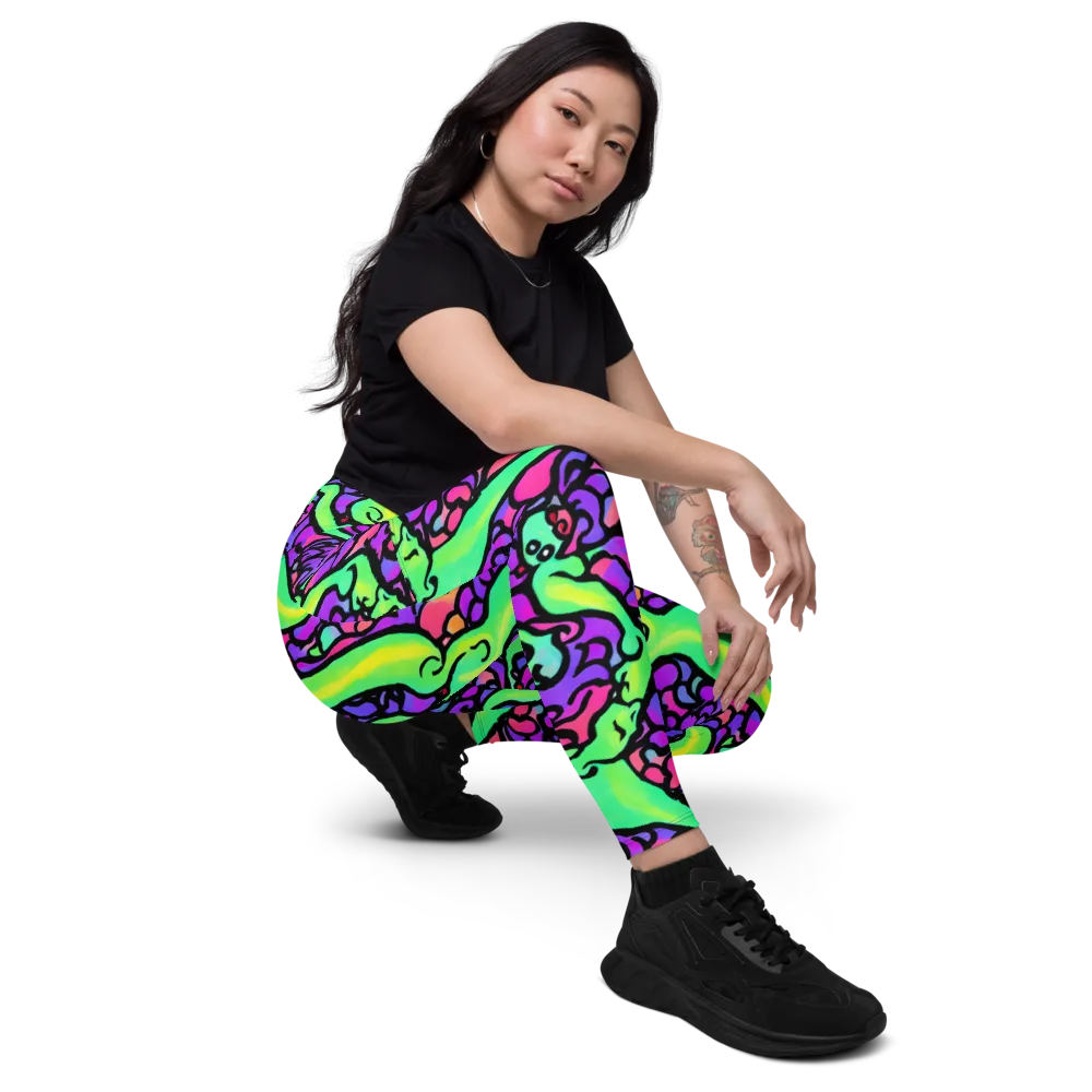 Kent's Crescendo on Leggings with Pockets — Right Front