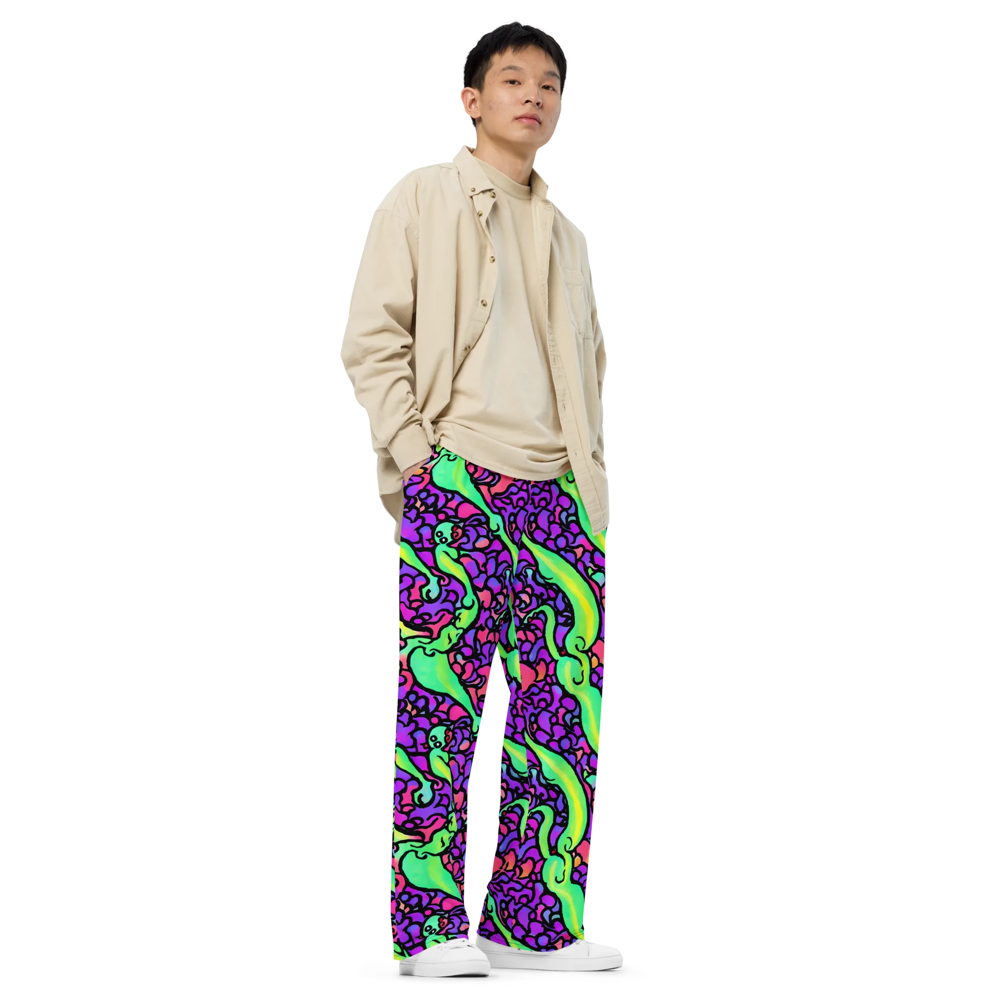 Kent's Crescendo on Wide-Leg Pants — Right Front