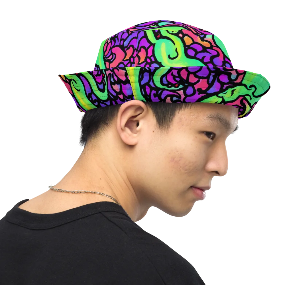 Kent's Crescendo on Reversible Bucket Hat — Right Outside