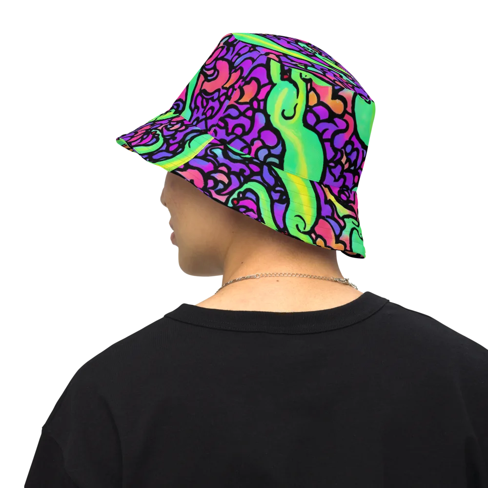 Kent's Crescendo on Reversible Bucket Hat — Back Inside
