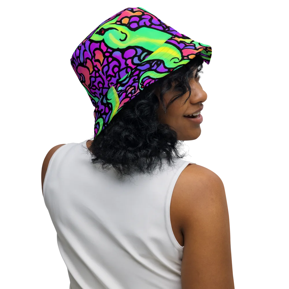 Kent's Crescendo on Reversible Bucket Hat — Right Outside