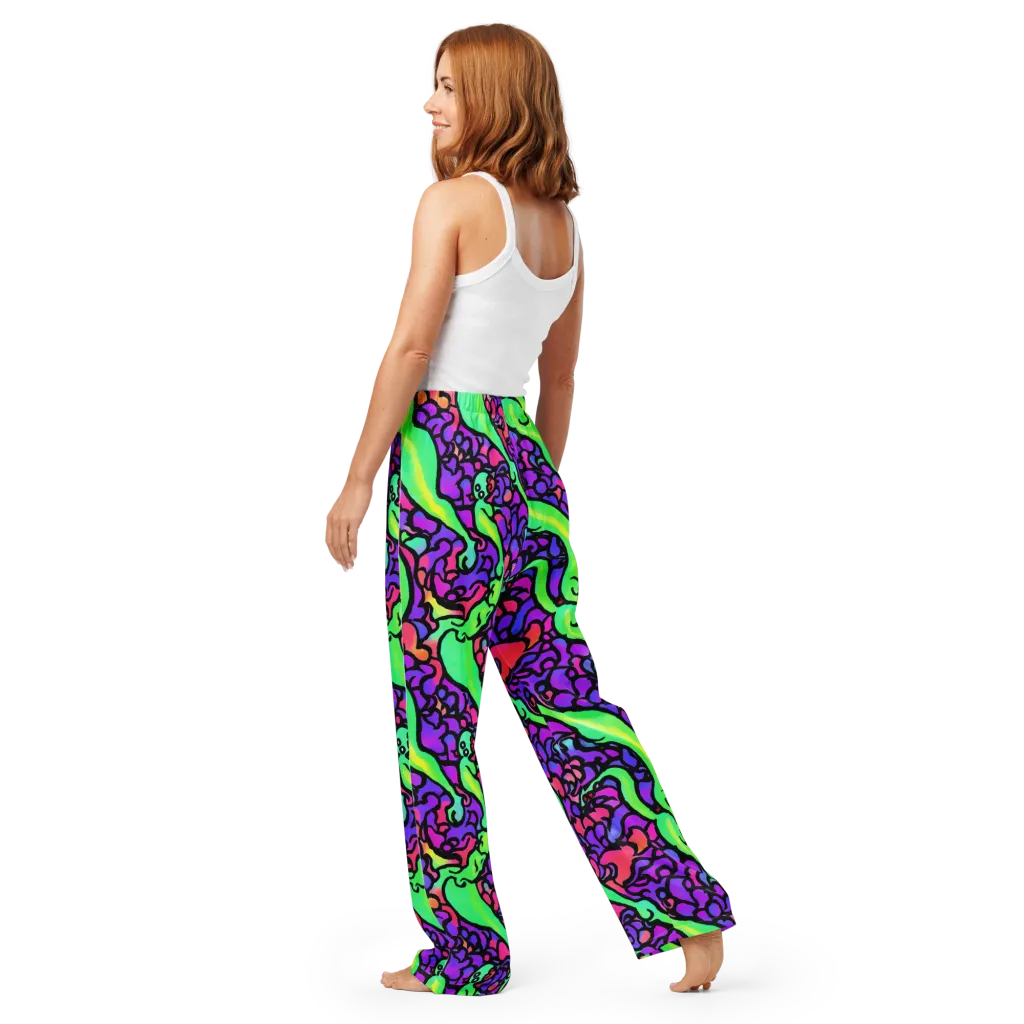 Kent's Crescendo on Women's Pajama Pants — Back
