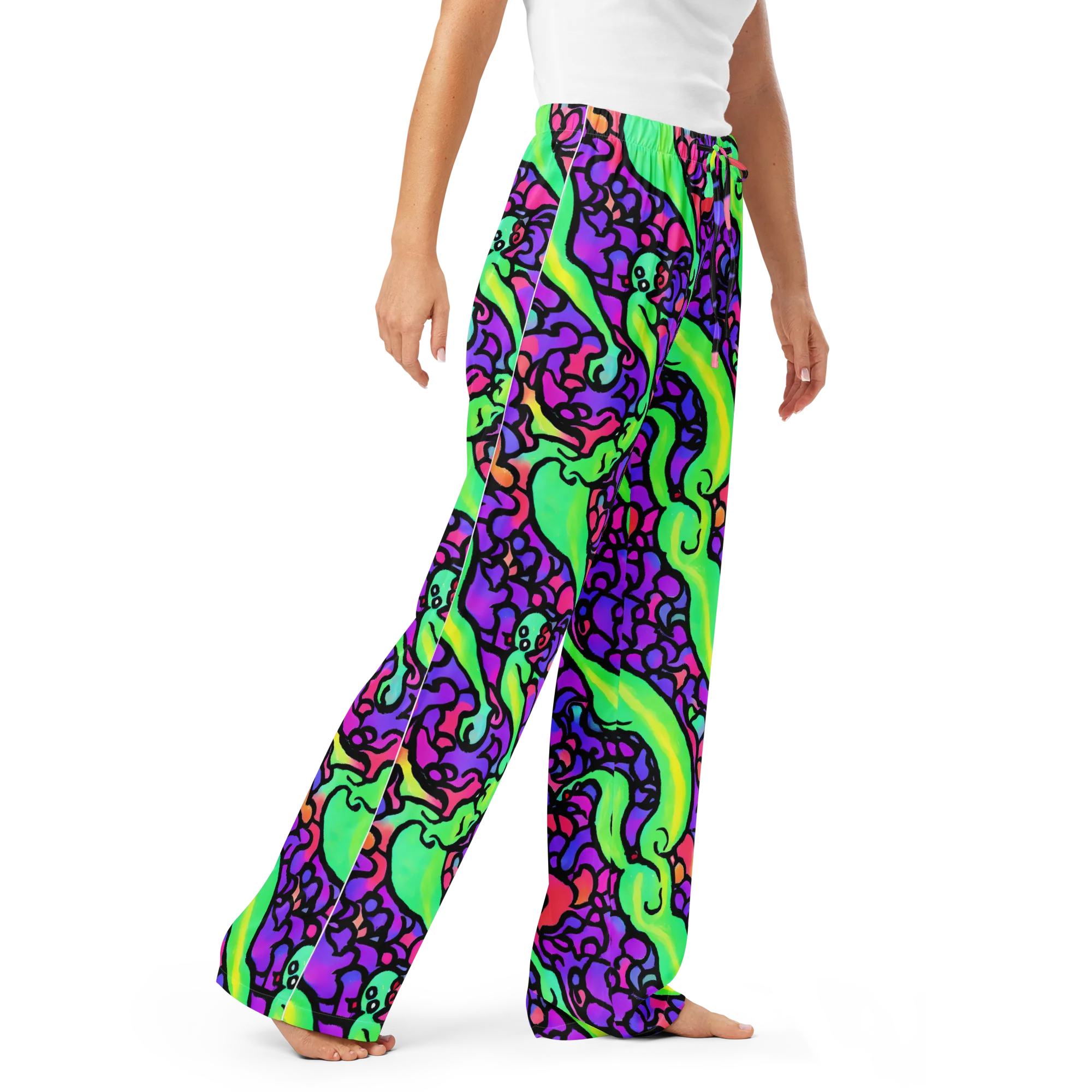 Kent's Crescendo on Women's Pajama Pants — Right Front