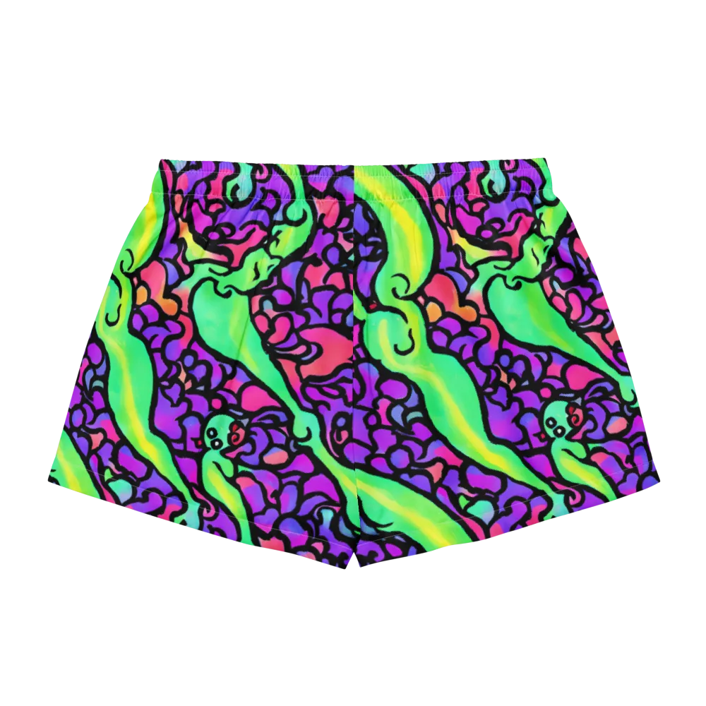 Kent's Crescendo on Women's Pajama Shorts — Back