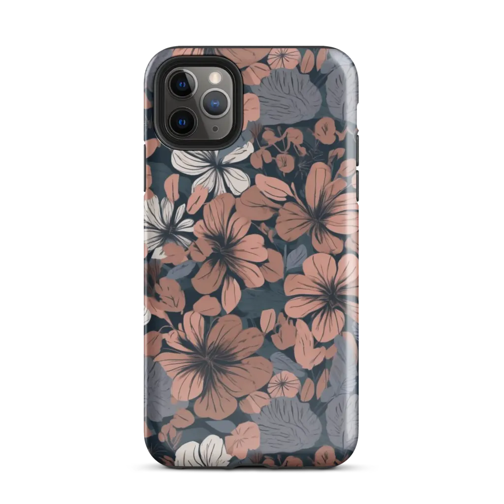 Rosewood Bloom on Tough Case for iPhone® — Front