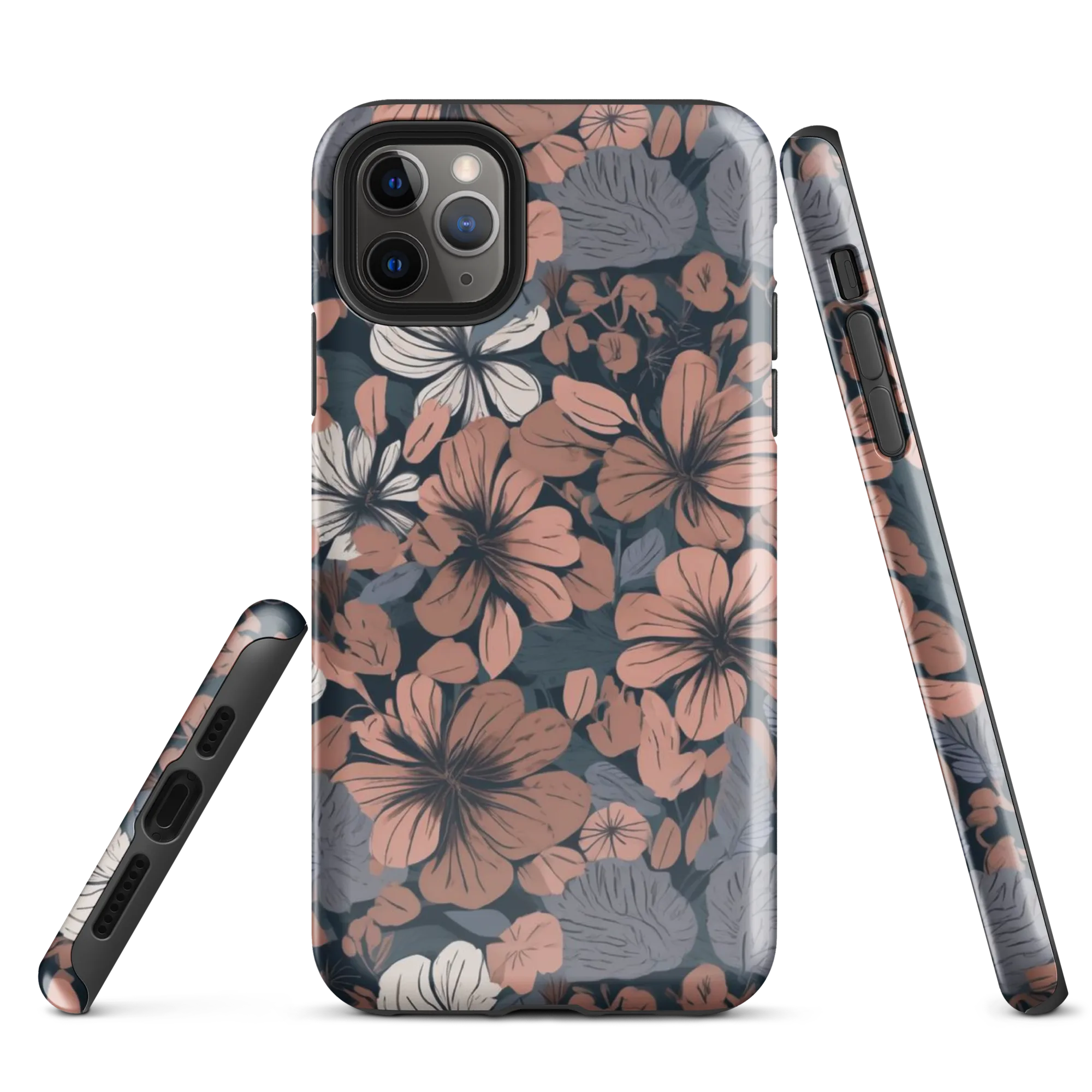 Rosewood Bloom on Tough Case for iPhone® — Front