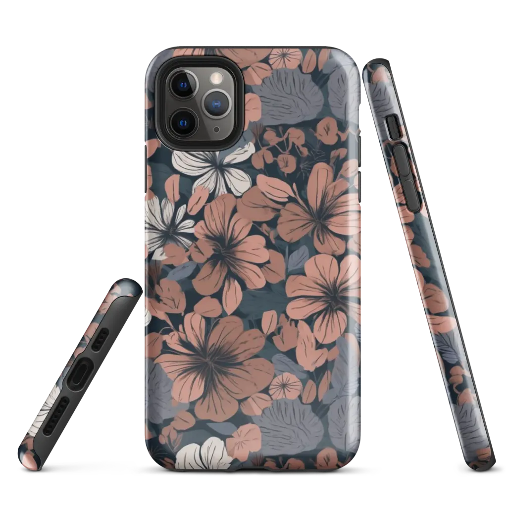 Rosewood Bloom on Tough Case for iPhone® — Front