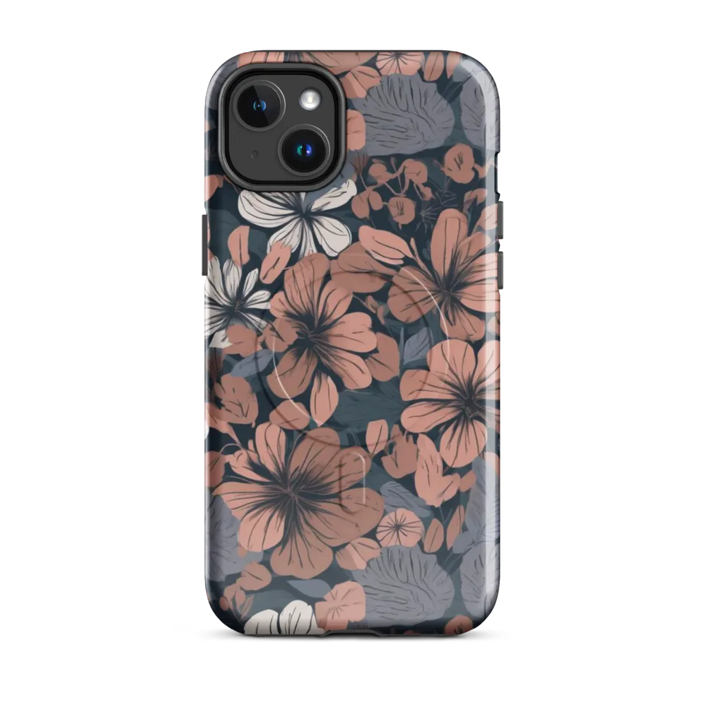 Rosewood Bloom on MagSafe Tough Case for iPhone® — Front