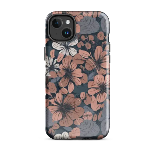 Rosewood Bloom on a MagSafe Tough Case for iPhone®