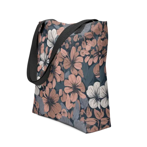 Rosewood Bloom on a Tote Bag
