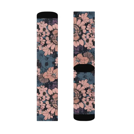 Midnight Blush on a Socks