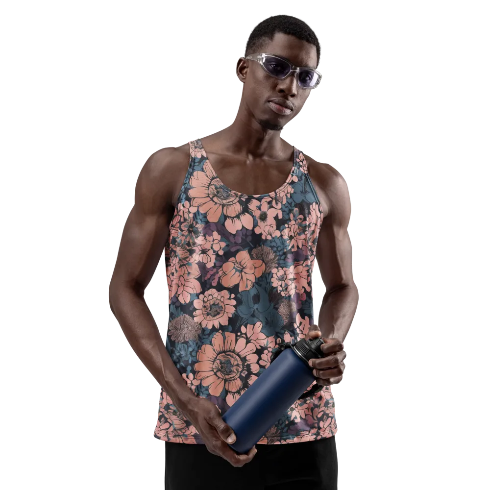 Midnight Blush on Men's Tank Top — Front