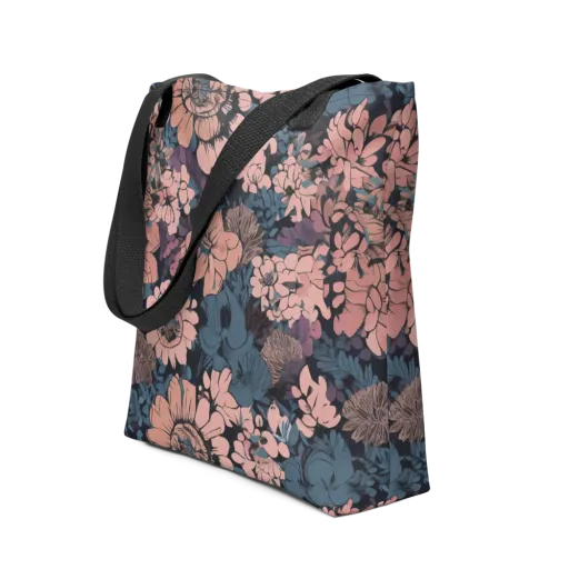 Midnight Blush on a Tote Bag