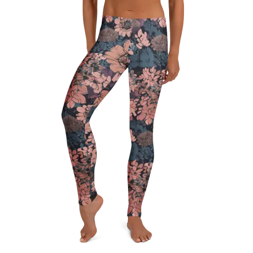 Midnight Blush on a Leggings