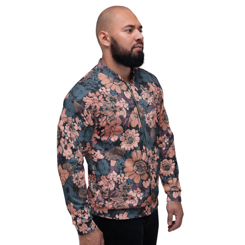 Midnight Blush on Bomber Jacket — Right