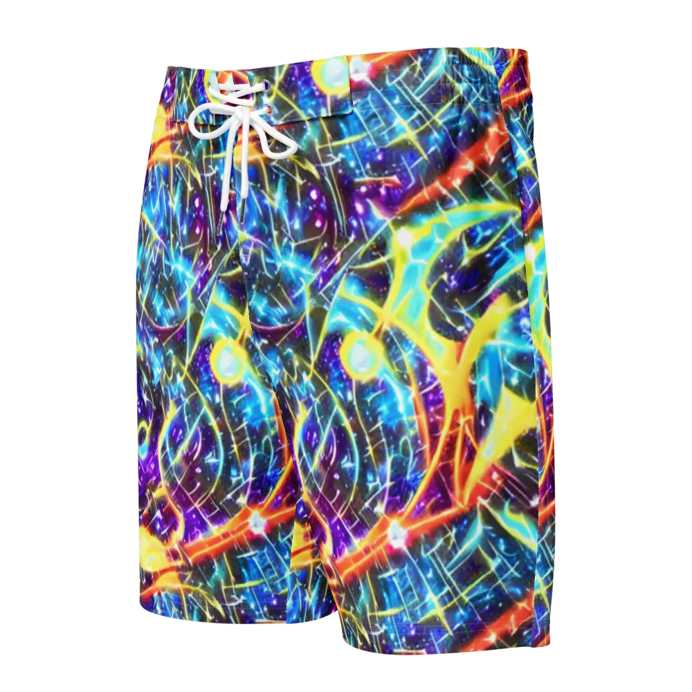 Mutant Nebula on Men's Board Shorts — Front