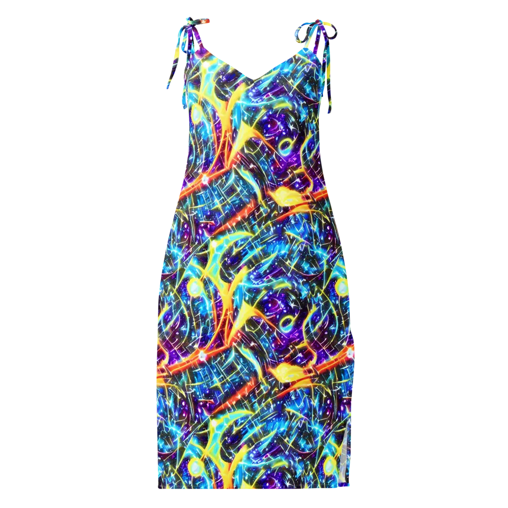 Mutant Nebula on Slip Dress — Front