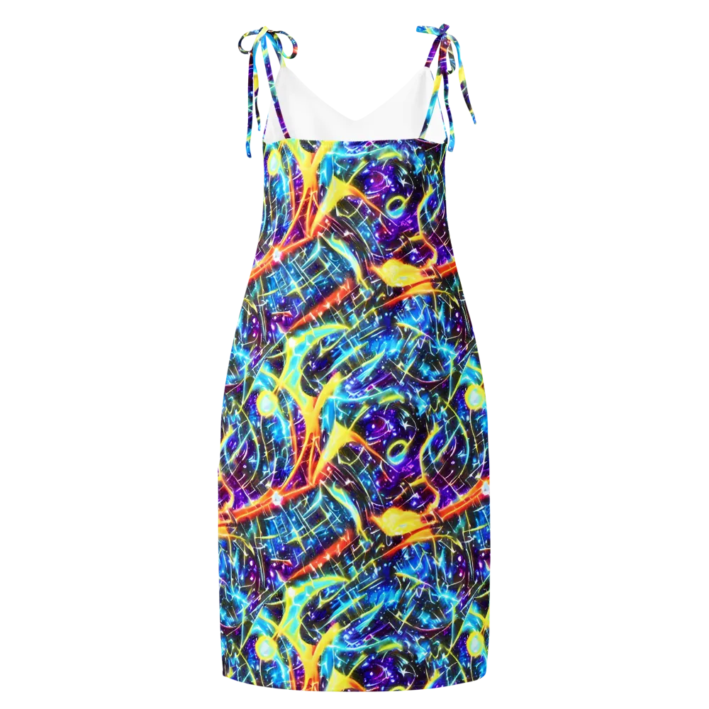 Mutant Nebula on Slip Dress — Back