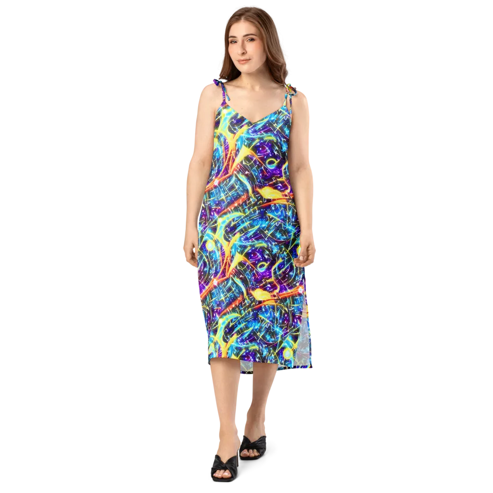 Mutant Nebula on Slip Dress — Front